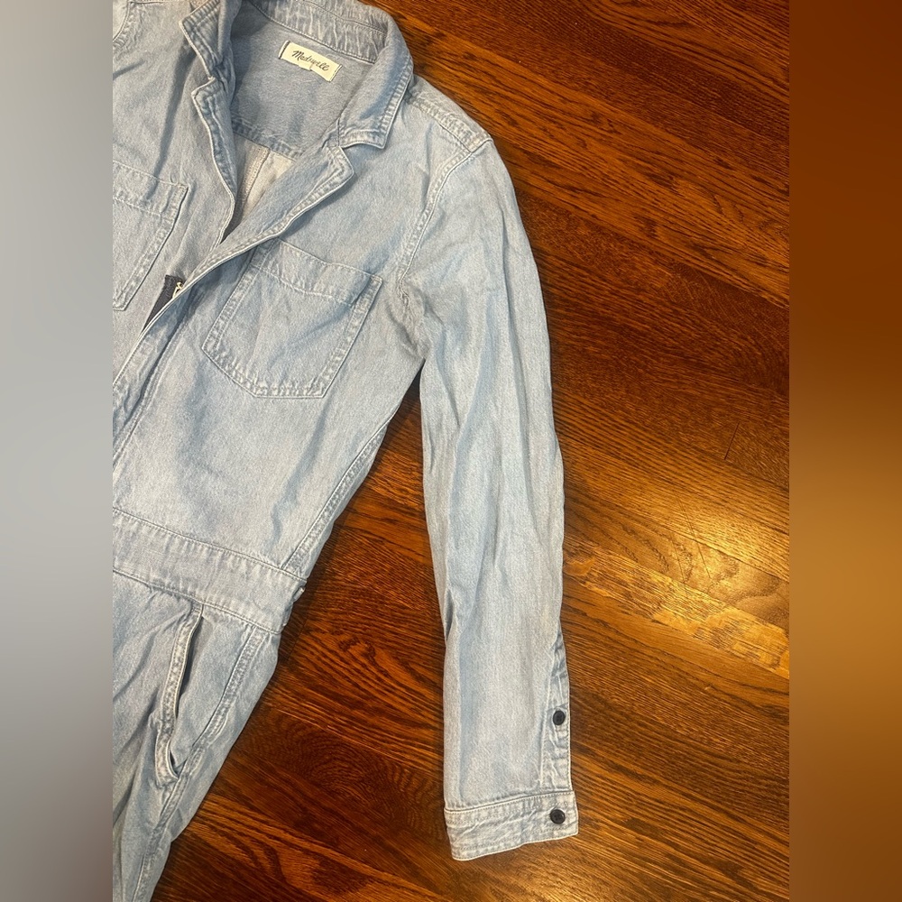 Madewell Denim Blue Jumpsuit - Picture 4 of 8
